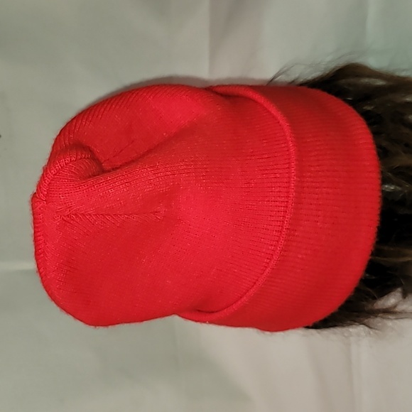 Marine Core. Semper Fi. "Always faithful". Beanie. Like-new. Championship Red. - Picture 4 of 9